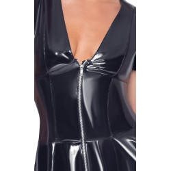 Black Level Robe Vinyl Dress Fripon Noire